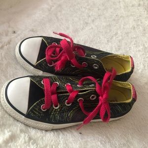 Converse girls size 12 toddler